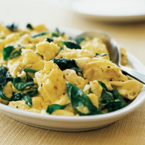 Scrambled Egg with Spinach
